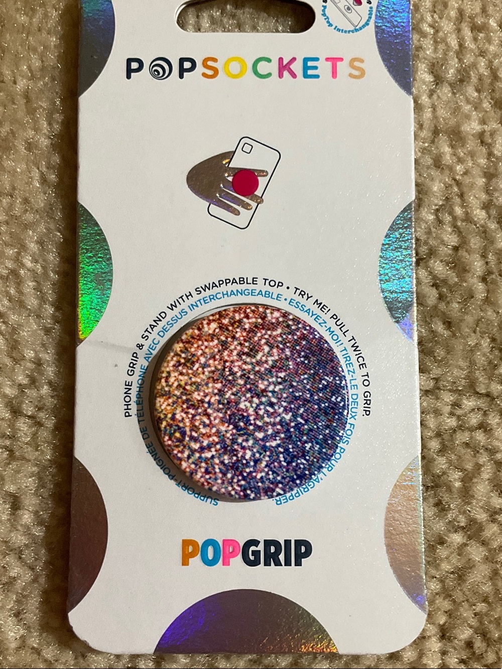 PopSockets PopGrip Multi Color Phone Grip